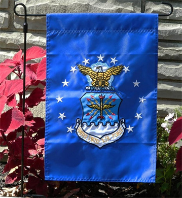 embroidered garden flag